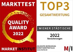 Siegel Markttest TOP3.