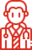 Grafische Icon Darstellung eines Arztes