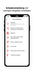 Ein Smartphone wird dargestellt, wo die losleben App geöffnet ist und die Schadensmeldungsseite für die Kategorie "Haus&Wohnen" ersichtlich ist