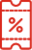 Grafische Icon Darstellung eines Rabattstickers