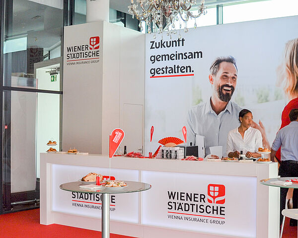 Bild von Messestand der Wiener Städtischen.