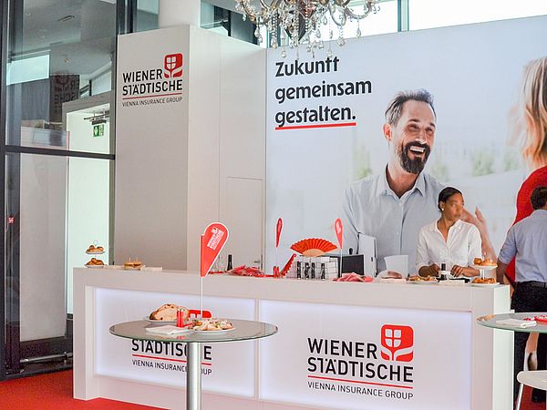 Bild von Messestand der Wiener Städtischen.