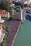 Viele Läufer beim Laufevent 3-Länder-Marathon.