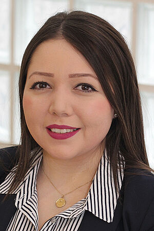 Porträt von Frau Miftaroska.