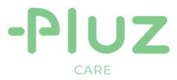 Logo von der Firma Pluz-Care in grün.